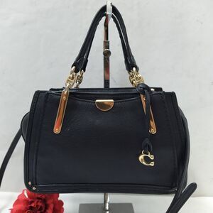 Coach Dreamer 21 Limited Edition Black Leather 2-Way Zipper Crossbody Bag